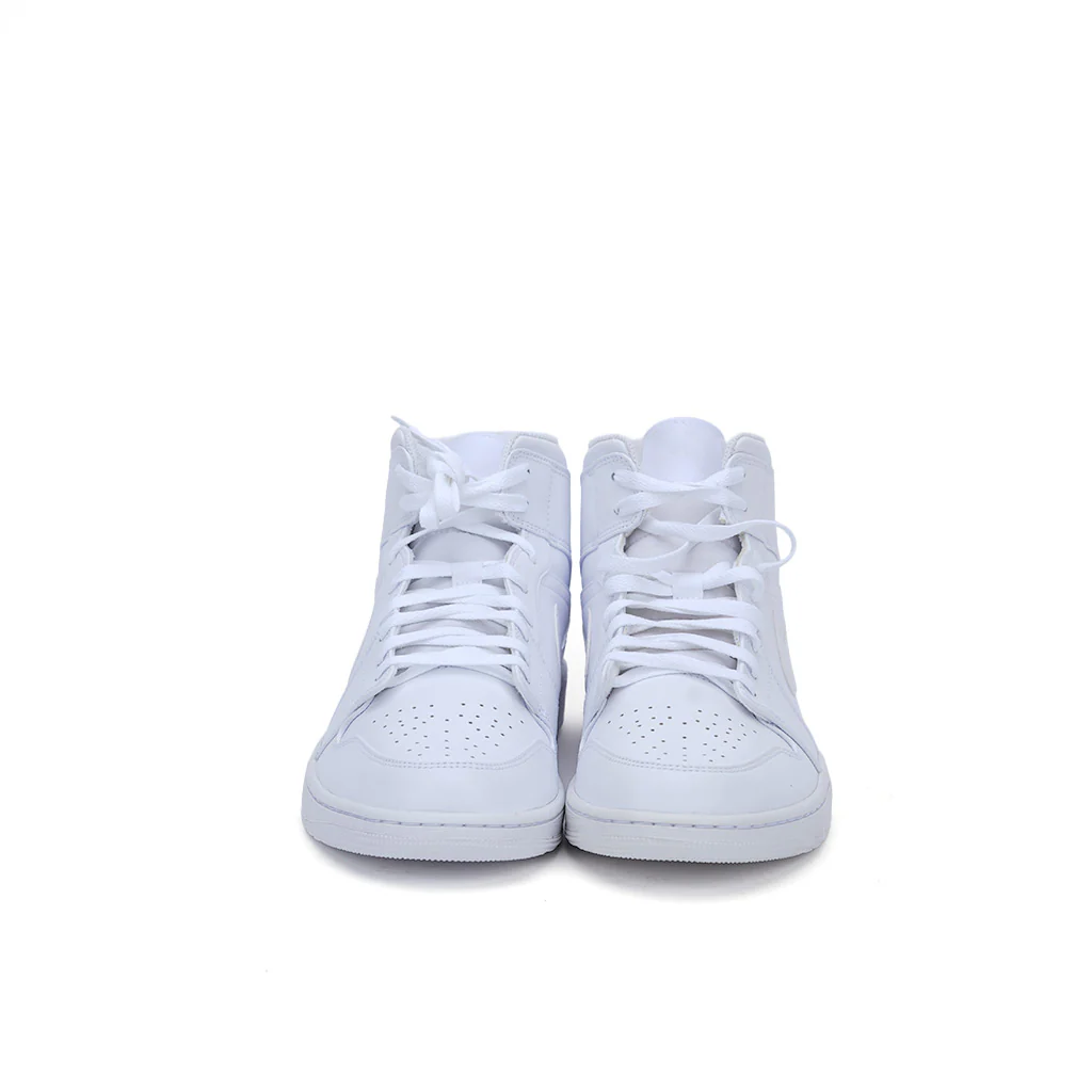 Nike Air Jordan 1 Mid White Size 12 New - Image 3