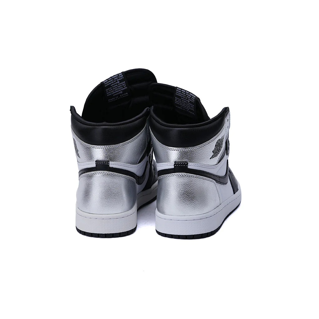 Nike Air Jordan 1 High Silver Toe Size 10 w New - Image 4