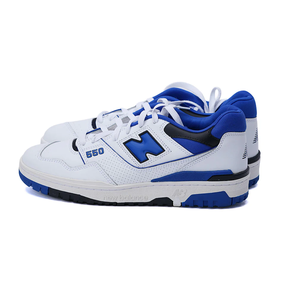 New Balance 550 White Team Royal Size 9.5 New - Image 2