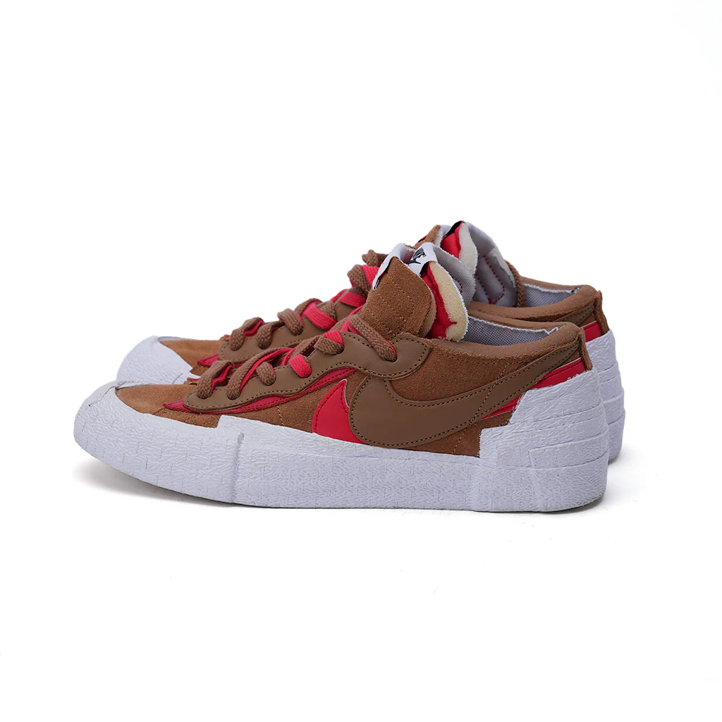 Nike Blazer Sacai Brown Size 9.5 Used - Image 2