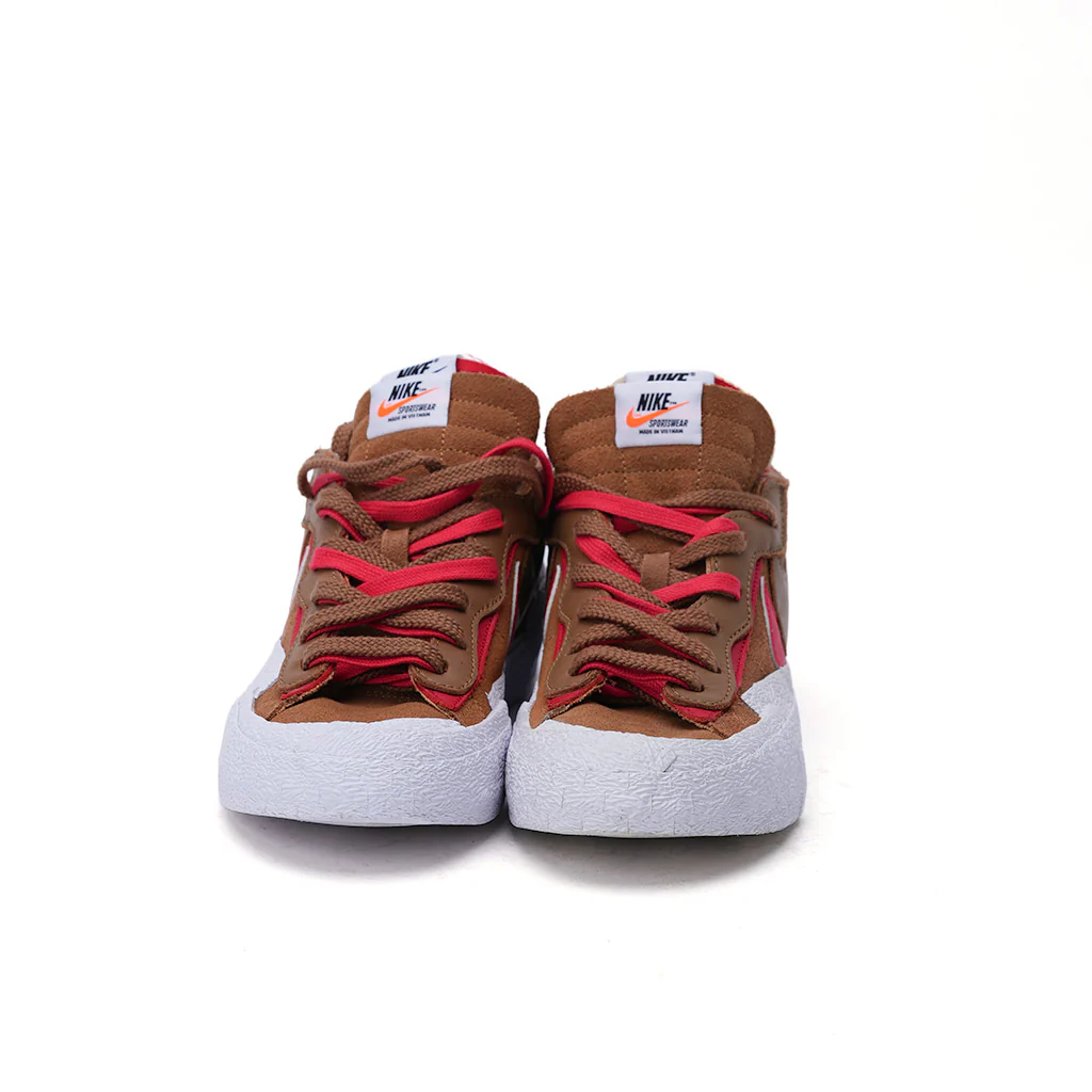 Nike Blazer Sacai Brown Size 9.5 Used - Image 3