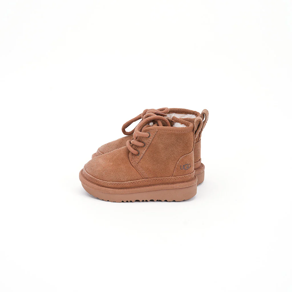 Ugg Toddlers Neumel II Chestnut Chukka Size 6T Used - Image 2