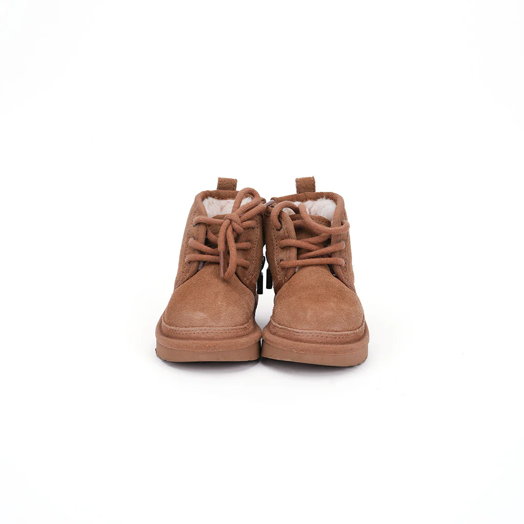 Ugg Toddlers Neumel II Chestnut Chukka Size 6T Used - Image 3