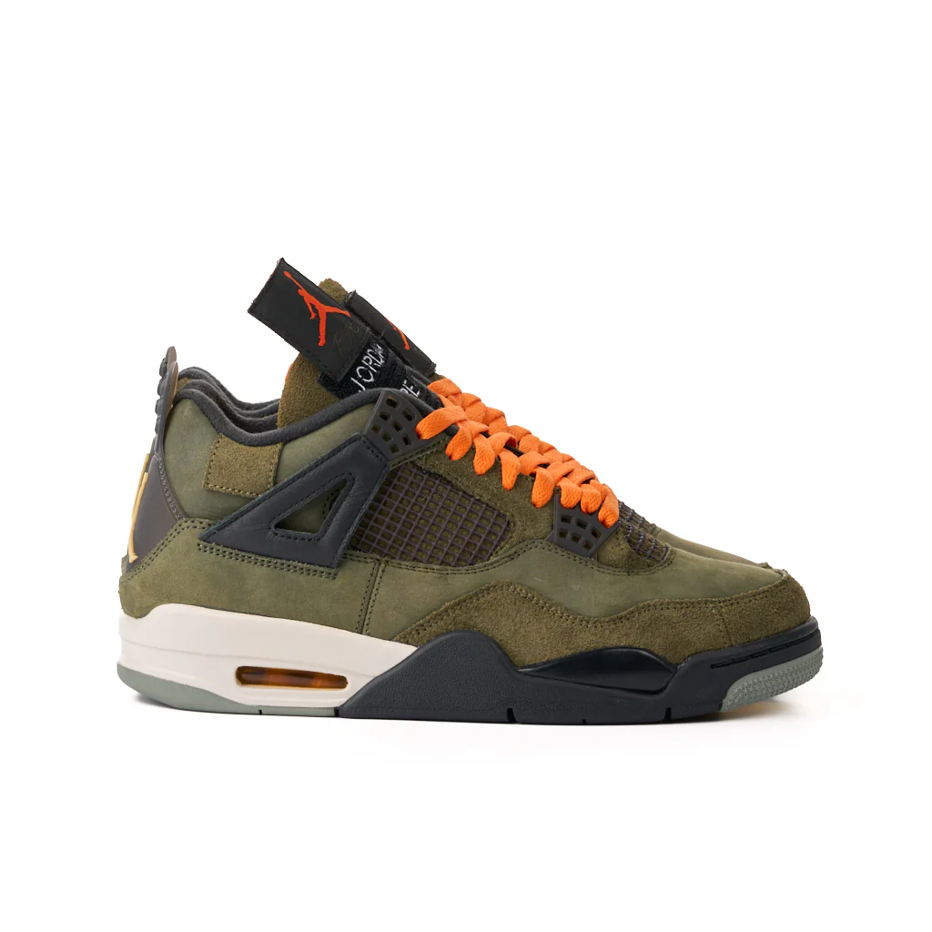 VICK ALMIGHTY NIKE AIR JORDAN 4 UNDFTD CRAFT SIZE 9 CUSTOM SNEAKERS - Image 3