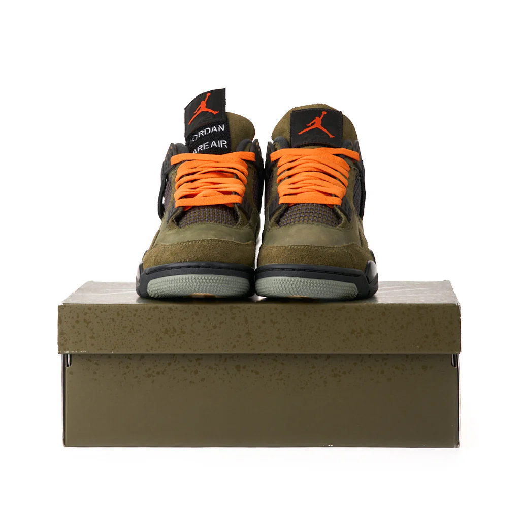 VICK ALMIGHTY NIKE AIR JORDAN 4 UNDFTD CRAFT SIZE 9 CUSTOM SNEAKERS - Image 7